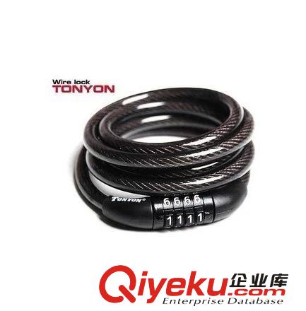 TONYON通用TY532自行車車鎖/便攜密碼鎖/鋼絲鎖/圈鎖/固定密碼原始圖片2