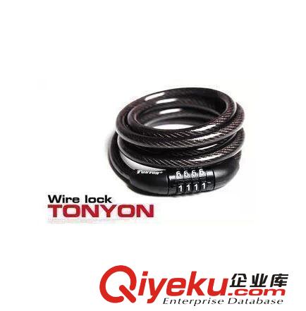 TONYON通用TY532自行車車鎖/便攜密碼鎖/鋼絲鎖/圈鎖/固定密碼原始圖片3