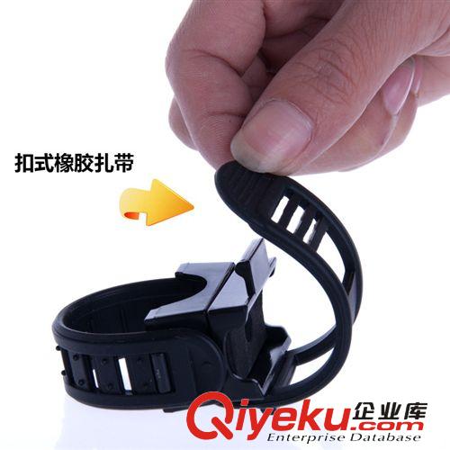 新款燈架 車架 車夾 強(qiáng)光手電筒燈架 可調(diào)節(jié)大小自行車燈夾子原始圖片2