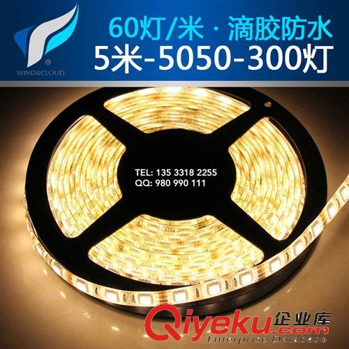 led燈帶燈條 5050燈帶 貼片防水led燈帶 5米盤燈1米60裝飾燈12V原始圖片3