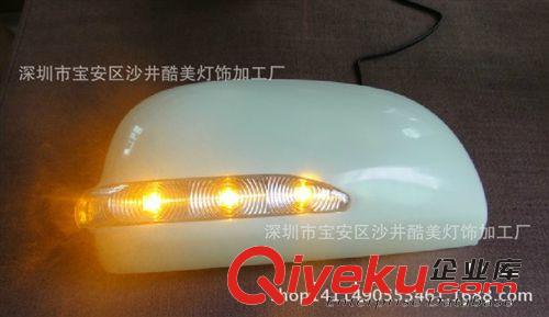 新款豐田RAV4帶LED轉(zhuǎn)向燈后視鏡罩10-ON款RAV4帶LED燈殼后視鏡殼原始圖片2