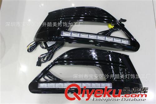 大眾新桑塔納專車專用日行燈改裝LED高亮行車燈桑塔納日間行車燈
