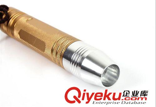 批發代理 強光鋁合金照玉玉石專用鑒定白光黃光賭石Q5迷你手電筒原始圖片2