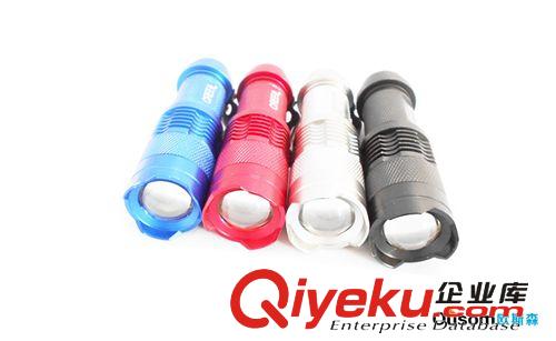 強光Q5 211 AA5號LED變焦迷你充電家用遠射通用型戶外探險手電筒原始圖片3