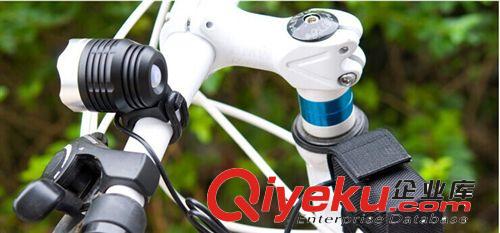 廠家批發(fā) 自行車車頭燈 CREE-T6進(jìn)口強光燈珠車燈 騎行前燈照明原始圖片3