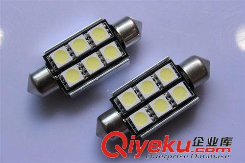 廠家直銷(xiāo) 5050 解碼雙尖 高亮車(chē)廂燈 室內(nèi)燈 車(chē)門(mén)燈閱讀燈 6SMD