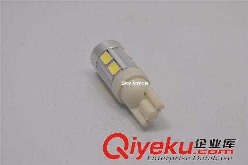 Ebay/aliexpress led車燈 W5W T10-5730-10SMD透鏡示寬燈