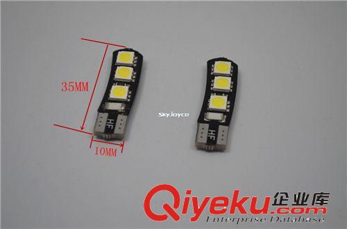 零售批發(fā) 雙解碼示寬燈T10-6SMD牌照燈行李燈led汽車大燈摩托燈