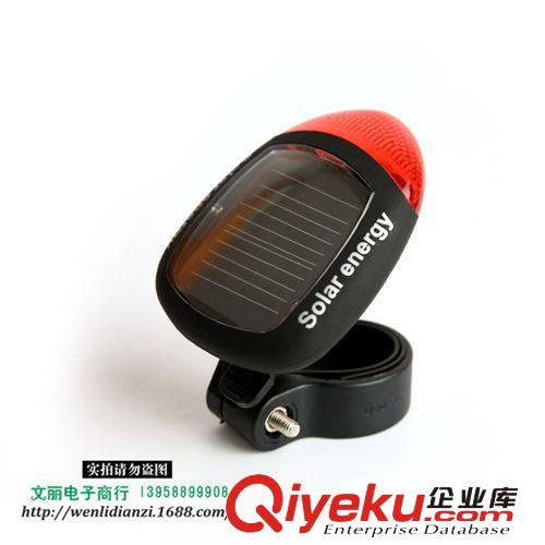 太陽能自行車尾燈 2LED自行車尾燈 太陽能自行車燈原始圖片2
