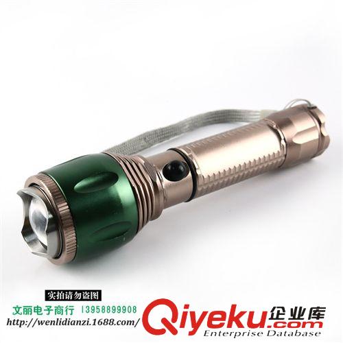 新款10w強(qiáng)光變焦手電筒 cree XPE電筒充電手電筒批發(fā) 廠家直銷