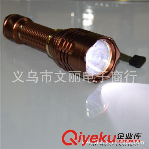 超級(jí)變焦王CREE T6強(qiáng)光手電筒批發(fā) 伸縮變焦手電