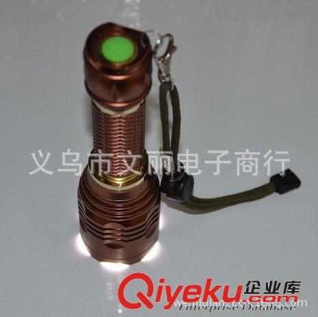 熱銷進(jìn)口CREEzpT6 防水強(qiáng)光手電筒 LED手電筒批發(fā) 航空鋁合金原始圖片3