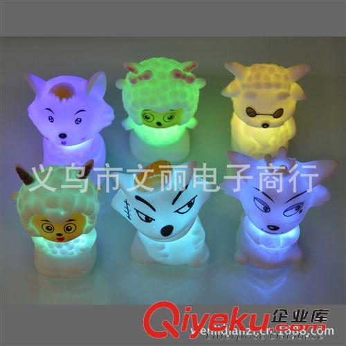 廠家直銷 喜洋洋創(chuàng)意七彩小夜燈 寶寶燈LED發(fā)光地攤熱銷 批發(fā)原始圖片2