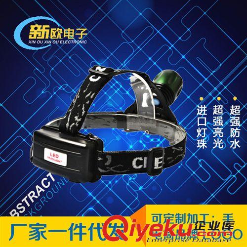 強光頭燈led 鋁制戶外頭燈旋轉變焦 充電式照明應急頭燈批發原始圖片3