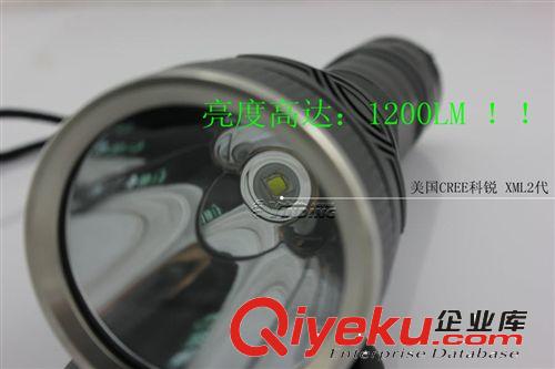 YINDING S5-XML2強(qiáng)光戶外遠(yuǎn)射26650手電筒 LED超高亮電筒原始圖片2