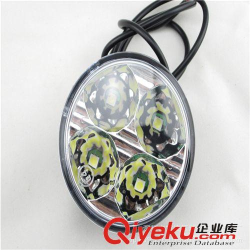 新款通用圓形 4LED日行燈 日間行車燈 日間輔助燈 防霧燈原始圖片2