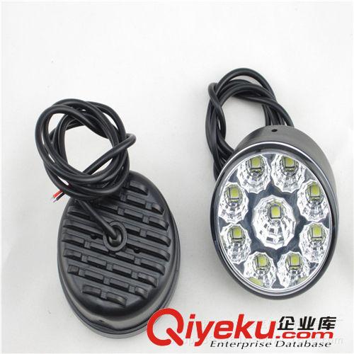 新款通用圓形 9LED日行燈 日間行車燈 日間輔助燈 防霧燈原始圖片2