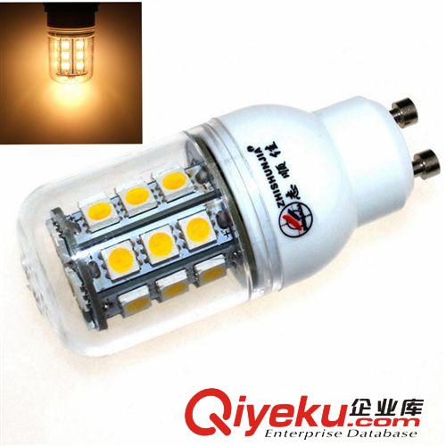 志順佳 E27-5630A16LED  5630貼片式 E27球泡燈8W（金色）