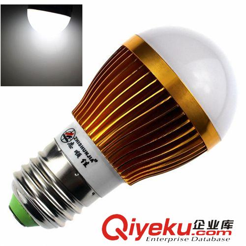 志順佳 E27-5630A16LED  5630貼片式 E27球泡燈8W（金色）