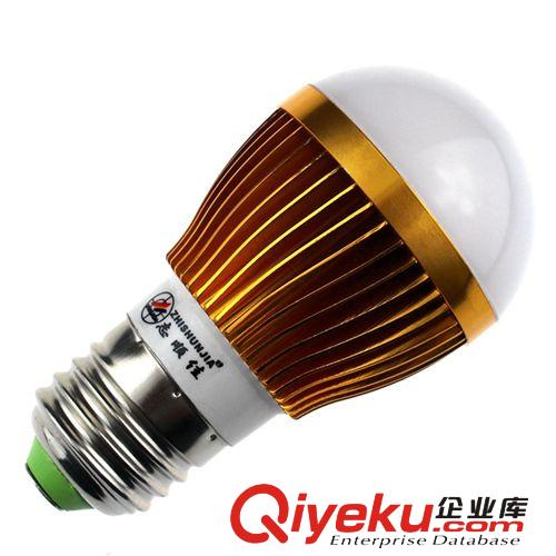 志順佳 E27-5630A16LED  5630貼片式 E27球泡燈8W（金色）