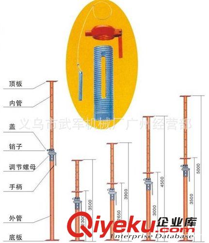 建筑鋼鐵質(zhì)可伸縮單支頂 可調(diào)節(jié)鋼支頂 廣州工程單只頂