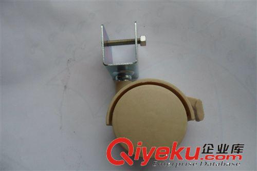gd米色嬰兒床搖床輪子 童床轉椅家具腳輪萬向輪轱轆 優質帶剎原始圖片2