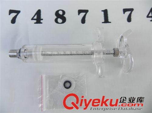 精品20ml塑鋼銅頭獸用注射器 針筒針管獸醫養殖養豬用原始圖片3