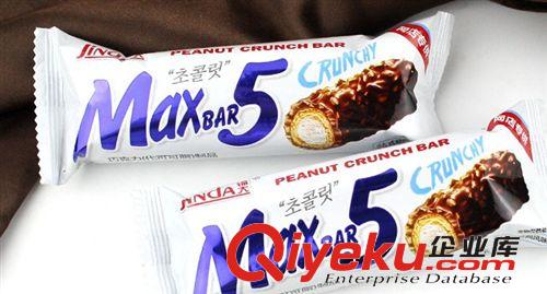 韓國進(jìn)口食品 錦大MAX5巧克力棒35g*12條*12盒/箱 整箱批發(fā)原始圖片3