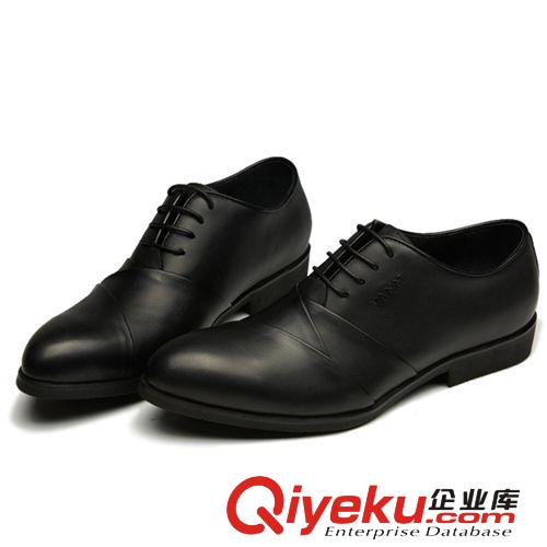 2014秋冬新品 梵慕紳士尖頭皮鞋正裝商務(wù)男鞋婚鞋英倫男鞋頭層牛皮原始圖片3