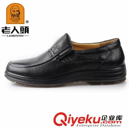 淘寶爆款產(chǎn)品 廠家批發(fā)老人頭皮鞋zp男鞋zp商務(wù)男士休閑爸爸鞋牛筋底父親鞋原始圖片2