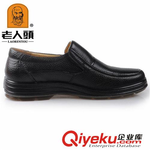 淘寶爆款產(chǎn)品 廠家批發(fā)老人頭皮鞋zp男鞋zp商務(wù)男士休閑爸爸鞋牛筋底父親鞋原始圖片3