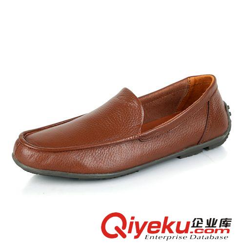 套腳鞋 鞋廠一件代發(fā) 流行男鞋 套腳懶人鞋 一腳蹬 男 zp休閑皮鞋原始圖片2