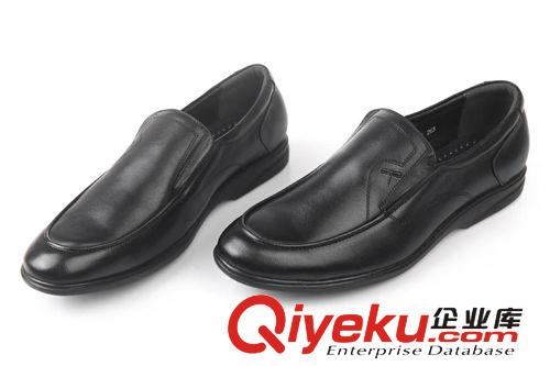 單鞋 新款休閑男鞋蜻蜓男士商務(wù)休閑皮鞋 真皮男單鞋 牛皮品牌皮鞋英倫原始圖片3