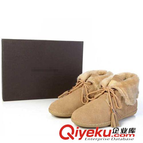 雪地靴 2014秋冬新款豆豆鞋女鞋羊皮毛一體開車鞋保暖平底單鞋