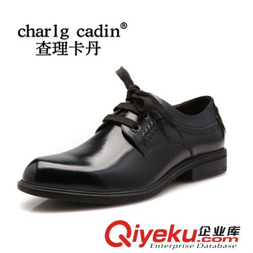 商務(wù)休閑 2013新款查理卡丹正品真皮皮鞋時(shí)尚韓版英倫休閑鞋火爆促銷包郵
