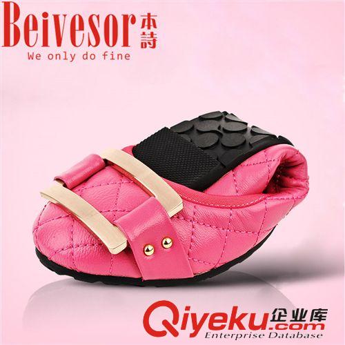 2014新款上市【平底鞋工廠】 本詩Beivesor2014新款圓頭單鞋zp蛋卷鞋女式羊皮韓版平底鞋歐美