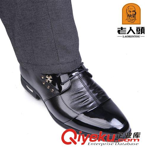 10月15號(hào)老人頭10個(gè) 2014新款老人頭男士休閑皮鞋牛皮皮鞋爸爸鞋透氣耐磨男鞋一件代發(fā)