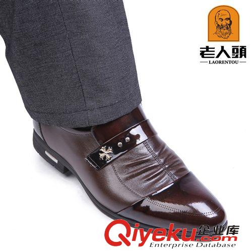 9月20號老人頭11個 廠家直銷批發(fā)老人頭新款男士皮鞋正裝商務(wù)男鞋辦公室男鞋漆皮皮鞋原始圖片2