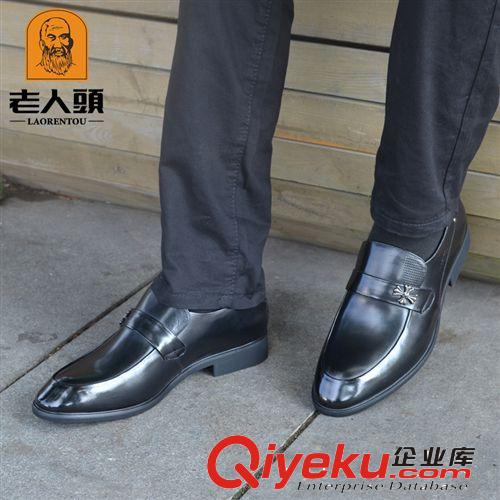 9月15號(hào)老人頭6個(gè) 廠(chǎng)家直銷(xiāo)正品老人頭新款歐式商務(wù)正裝男皮鞋透氣耐磨鞋175A15601原始圖片2