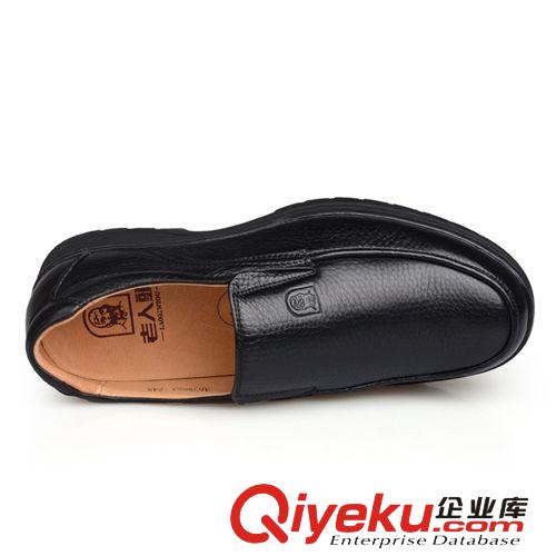 老人頭男皮鞋 老人頭皮鞋批發(fā) 日常休閑皮鞋頭層牛皮 男士皮鞋套腳zp男鞋批發(fā)