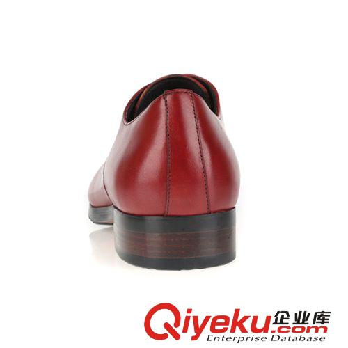 每月新品 WOUFO新款男鞋尖頭系帶正裝歐美皮鞋zp百搭男鞋批發(fā)A218-2