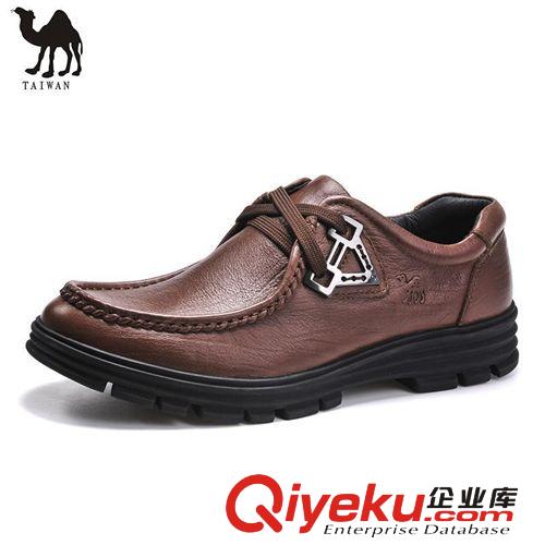 臺灣駱駝專區(qū) 臺灣zp駱駝2014新款zp商務(wù)套腳皮鞋休閑男鞋軟面皮