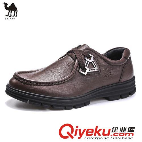 臺(tái)灣駱駝專(zhuān)區(qū) 臺(tái)灣駱駝時(shí)尚系帶真皮休閑男鞋皮鞋 品牌熱銷(xiāo)圓頭低幫休閑鞋原始圖片2