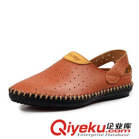 夏洞洞鞋 廠家批發(fā) 時尚dp網(wǎng)面透氣休閑男鞋潮流鏤空套腳板鞋男鞋代發(fā)