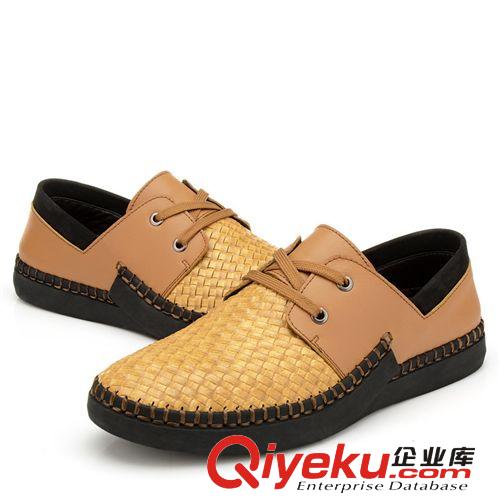 休閑鞋 爆款韓版時(shí)尚zp手工縫制皮鞋男式單鞋潮鞋 實(shí)體批發(fā)淘寶一件發(fā)原始圖片3
