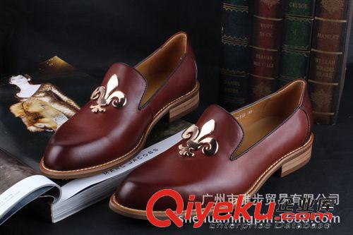 低幫男鞋 廣州批發(fā)零售 克羅心男鞋gd時(shí)尚英倫風(fēng)皮鞋牛皮 免費(fèi)一件代發(fā)原始圖片2