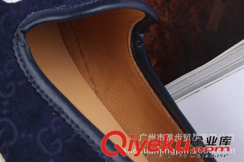 低幫男鞋 現(xiàn)貨免費(fèi)一件代發(fā) 時(shí)尚休閑板鞋男款套腳船鞋低幫鞋真牛皮磨砂皮原始圖片3