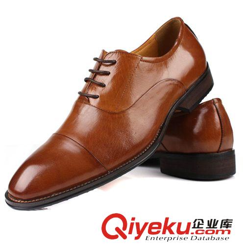 2014年 新款的 帥氣蛇皮塊皮鞋男系帶尖頭皮鞋男全牛皮男鞋正裝皮鞋靚麗炫色男鞋
