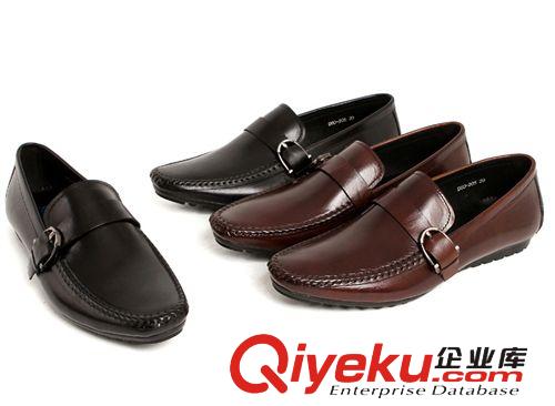 2014年 新款的 外銷英倫風(fēng)尚男士低幫皮鞋軟底商務(wù)休閑男鞋套腳全zp精制原始圖片3