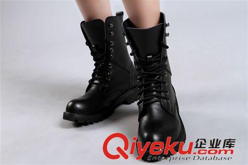 女鞋 精品女靴子高幫鞋全zp精致系帶圓頭gd馬丁女靴子休閑